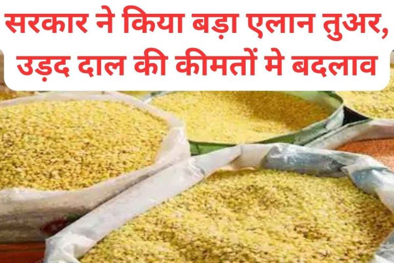 Government made big announcement, change in prices of tur, urad dal