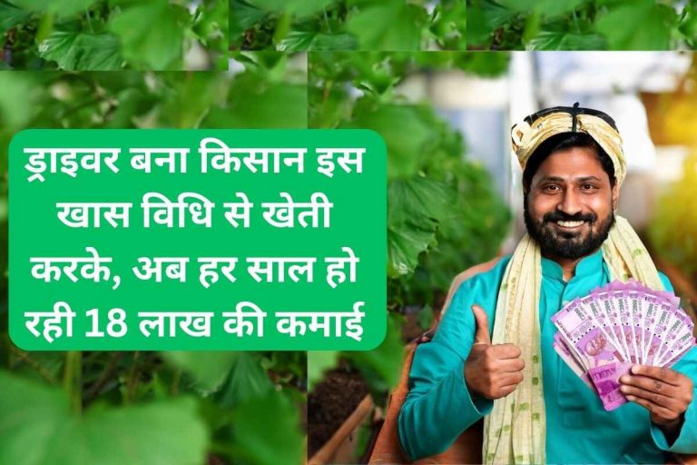 Driver became a farmer by doing farming with this special method, now earning Rs 18 lakh every year